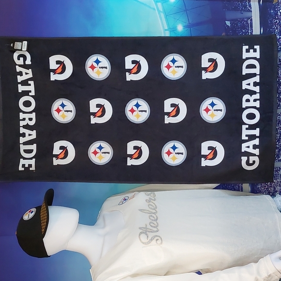 NFL Bath Pittsburgh Steelers On Field Football Gatorade Nfl Towel